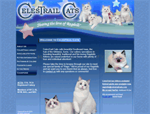 Tablet Screenshot of celestrailcats.com